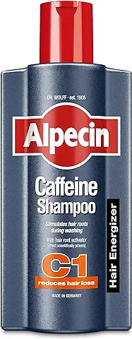 Alpecin Caffeine Shampoo C1 1x 600 ml | Champu Anticaida Hombre y con Cafeina | Tratamiento para la Caida del Cabello | Alpecin Shampoo Anti Hair Loss Treatment Men  