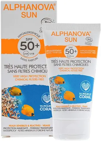 Alphanova New Face Sunscreen SPF50+ - Bio  