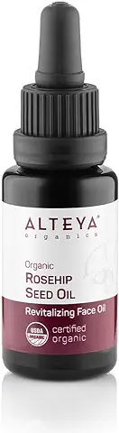 Alteya Organic Aceite de rosa Mosqueta 20 ml – 100% puro Aceite Orgánico con Certificado USDA Creado de Semillas de rosa Mosqueta (escaramujo) Prensadas en Frнo - Hidratante, Nutritivo, Anti-envejecimiento, Grado Terapéutico para la piel  