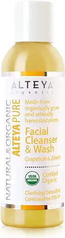 Alteya Organic Limpiador Facial y Lavado 150ml –pomelo y Zdravetz – Certificado Organico por USDA, Jabуn Biodegradable –Natural Limpiador para la Piel –Clarificante y Desintoxicante para Pieles Grasas  