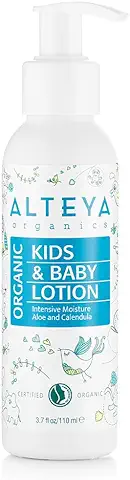 Alteya Organic Loción para Bebé 110 ml – USDA Certificado de Producto Orgánico para piel Sensible  