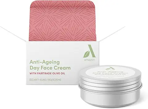 Amazon Aware Crema Facial de día Antiedad con ácido Hialurónico y aloe vera Ecológico, 50 ml  