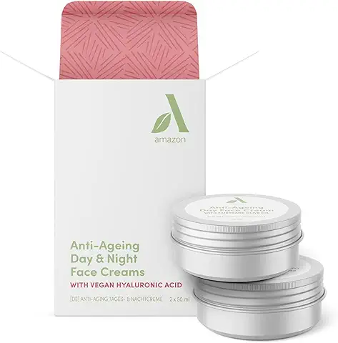 Amazon Aware Lote de Cremas Faciales día y Noche Antiedad, Lavanda, 50ml, Paquete de 2  