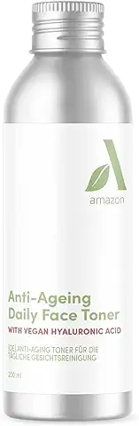 Amazon Aware Recarga de Tónico Facial Diario Antiedad con ácido Hialurónico, aloe vera Ecológico y Aceite de Hojas de Té Verde, 200ml, Paquete de 1  