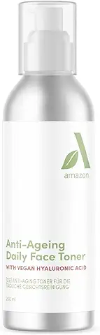 Amazon Aware Tónico Facial Diario Antiedad con ácido Hialurónico, aloe vera Ecológico y Aceite de Hojas de té Verde, 200ml, Paquete de 1  