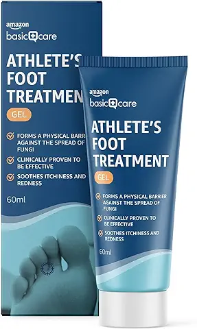 Amazon Basic Care Gel para el Tratamiento del pie de Atleta, 60ml  