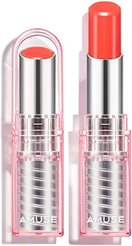 Amuse DEW BALM con rica Humedad e Hidratación Maquillaje Vegano Tinte de Color Transparente para Construir (03 POMELO DEW)  