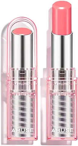 Amuse DEW BALM con rico Humectante e Hidratación Maquillaje Vegano Tinte de Color Translúcido Construible (02 BOKSOONGA BALM)  