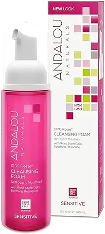 ANDALOU - 1000 Roses Cleansing Foam - 5.5 fl. oz. (163 ml)  