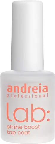 Andreia Professional Shine Boost Top Coat - Tratamientos de Uñas LAB - Aporta un Brillo Extra Duradero 10,5 ml  