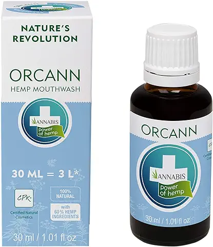 Annabis Orcann 30ml Enjuague Bucal Niños y Adultos sin Fluor, sin Alcohol. Fortalece Encias y Previene el mal Aliento  