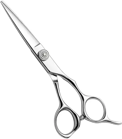 AOLANDUO 5.5 Pulgadas Pro Hair Scissor - High End AICHI Steel Handmade Hair Cutting Scissor-Razor Edge/Offset Design/Pro Ergonómico para Salón  