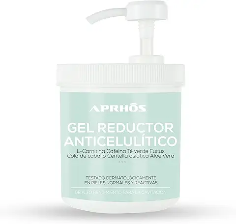 APRHOS Crema Reductora Anticelulítica 500ml - Potente Anticelulítico y Reafirmante Corporal para Abdomen Mujer y Hombre - Body Firming - Testado Dermatológicamente  