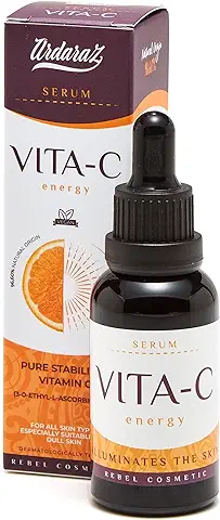 Ardaraz Serum Vitamina C y Acido Hialurónico. Serum Antimanchas Facial Concentrado con AHAs que Reduce las Manchas e Ilumina la Piel. Vitamina C Facial Hidratante Antiarrugas 30 ml  