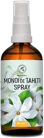 Aroma Spray con Monoi de Tahiti 100ml - Perfumador Hogar - Perfume de Interior - Fragancia Vainilla - Spray Almohada - Ambientador Armario Ropa - Perfumador Spray  