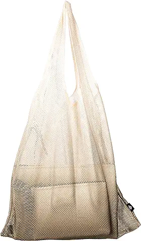 Arpe - Bolsa de Rejilla Sostenible | el Tote Bag se Puede Usar como Porta Alimentos, Bolsa de Deporte, de Playa o para Llevar el Tupper | Bolsa Multiuso | Eco Friendly (Sand Cream)  