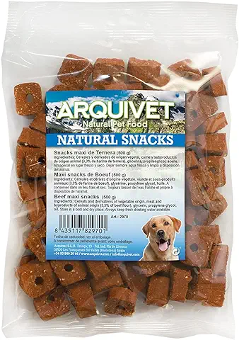 Arquivet Snacks para Perro maxi de Ternera 500 g  
