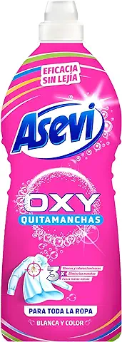 Asevi - Quitamanchas Asevi Oxy Gel - Quitamanchas ropa - Para Ropa Blanca y de Color - Fórmula Sin Lejía - 1100 ml  