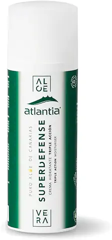 Atlantia Crema Superdefense | Crema Hidratante Corporal | Crema Reparadora de la Piel | Con Aloe Vera 100% puro y Ecológico | 150ml  