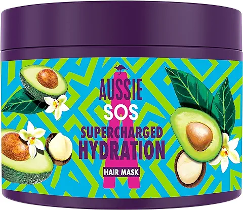 Aussie SOS Mascarilla Capilar Hidratante Con Superalimentos Australianos, 450ml  