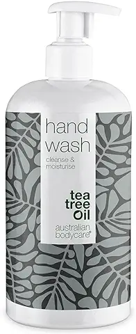 Australian Bodycare Hand Wash 500 ml | Jabón de Manos con Aceite de árbol de té para una Limpieza Eficaz de Impurezas y Suciedad | Aceite de árbol de té 100% Natural y Puro| Para todo tipo de Pieles  
