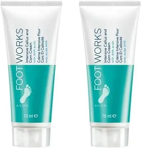 Avon Foot Works - Crema Intensiva para Callos y Maíz (75 ml, 150 ml)  
