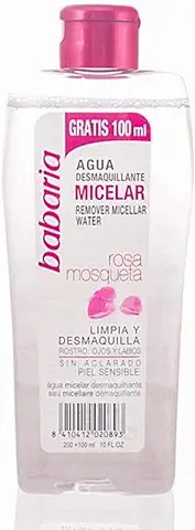 Babaria – Agua Micelar Suave con Aceite rosa Mosqueta - 400 ml  