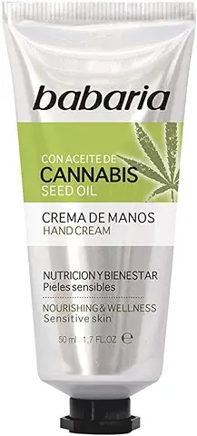 Babaria – Crema de Manos con Aceite de Semilla de Cannabis – 50 ml  