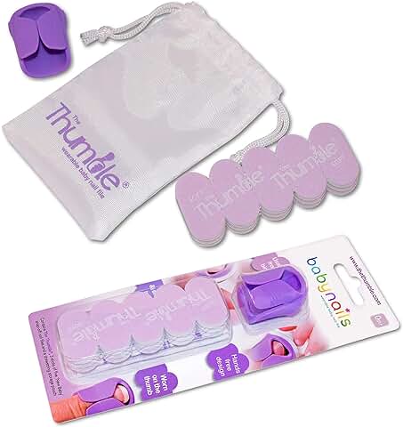 Baby Nails™ - La lima de Uñas de Bebé Portátil - Set de Cuidado de Uñas para Bebés - 0 Meses +  