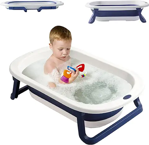 Bañera Plegable Con Soporte Para Bebés Recién Nacidos. Bañera Cambiador Portátil Con Patas Plegables Para Bebes. Adaptador Bañera Bebe Plegable Y Portátil Para Ducha Y Baño. Asiento Bañera Bebe.  