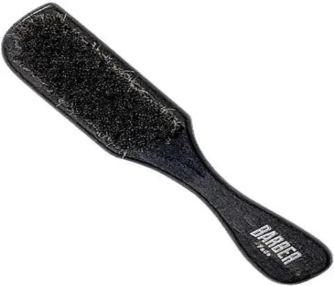 BARBER MARMARA Fade Brush S – Cepillo para Barba – Cepillo de Limpieza para Hombre – Ideal para Eliminar el pelo Cortado – Peluquería y Barbero – Cepillo de Peinado de Madera Negro  