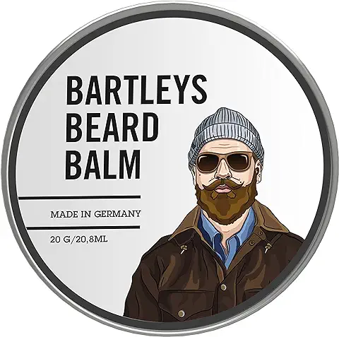 Bartley 's Barba Bálsamo/barba Cera – bartleys Premium Barba Cuidado Bálsamo Beard Balm 20 g – Natural y Orgánica Barba Cera para un Gepflegten Barba  