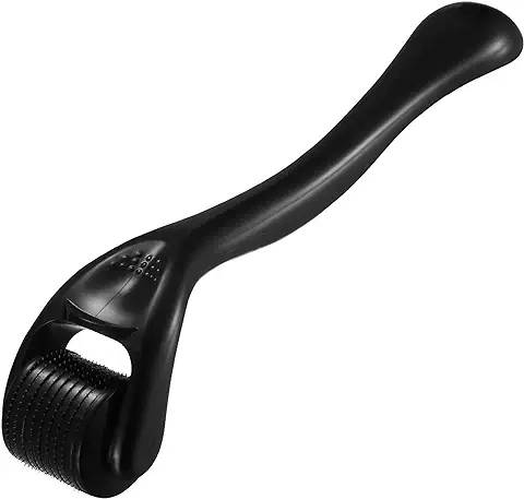 BartoRoller 0.5mm, Rodillo para Barba, Microagujas para Cicatrices, Crecimiento Barba, Derma Roller para Hombres y Mujeres, Cabello, Cara, Cuerpo, Arrugas, Poros  
