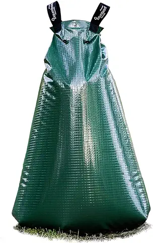 Baumbad 1 Bolsa de Riego de Polietileno de alta Calidad, 75 Litros, Resistente a los Rayos UV, Bolsa de Riego en Verde, con Embalaje Ecológico  