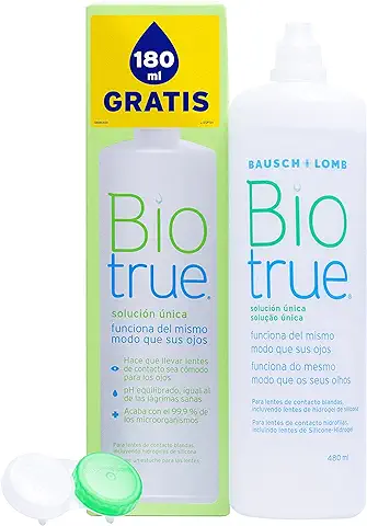 BAUSCH + LOMB - Biotrue® Solución Única - 300 ml + 180ml Gratis  