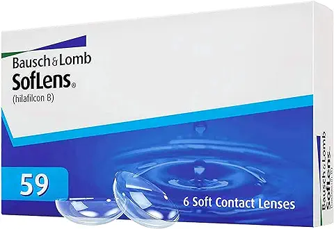BAUSCH + LOMB - SofLens® 59 - Lentes de Contacto de Reemplazo Mensual  