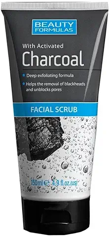 Beauty Formulas Charcoal Facial Scrub 150ml  