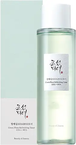Beauty of Joseon Tónico Refrescante Green Plum: AHA + BHA [Renovado] 150 ml 5.27 Fl.oz  