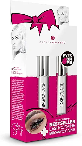 Beauty-Set LASHCOCA!NE Suero para Pestañas + BROWCOCA!NE Suero para Cejas, Vegano I Pestañas Largas, Cejas Pobladas | Set by Svenja Walberg  