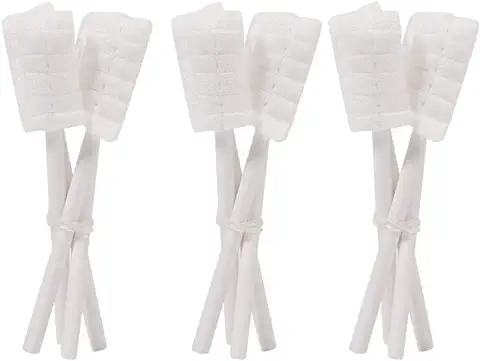 Bebé Desechable Lengua Limpiador Gasa Cepillo de Dientes Infantil Limpieza Oral Cuidado Dental para Bebés 20 Piezas  