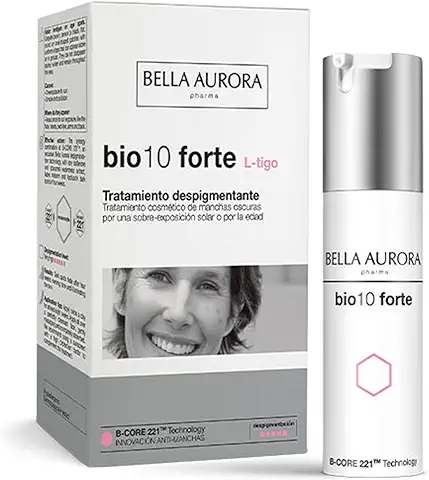 Bella Aurora Anti-Manchas Intensivo para Manchas Oscuras por Sobre-Exposición o Edad, 30 ml | Crema Quita-Manchas Cara | Despigmentante Facial | Bio10 Forte L-Tigo  