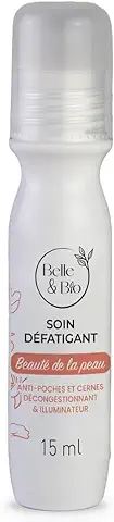 Belle&Bio - Cuidado Desfatigante, Acción Alisadora, Descongestionante, Cernas/bolsillos, Certificado Ecológico por Ecocert, 15 ml  