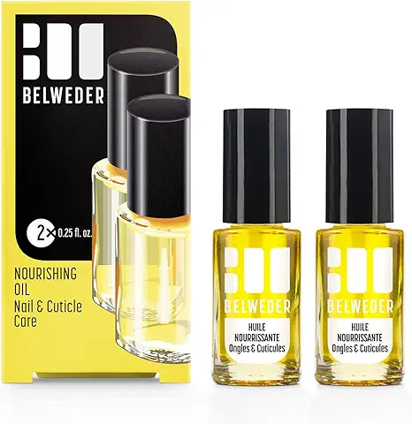 BELWEDER - x2 Aceite Nutritivo para Uñas y Cutículas de 2 x 7,5 ml - Hidratante y Suavizante - Para Uñas Rociantes y Séquinas - Para Hombres y Mujeres  