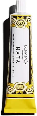 Benamôr - Crema de Manos Reconfortante Nata - 99% Ingredientes Naturales - Acción Reconfortante - Perfume Gourmet - Sin Parabenos - Tubo 50ml  