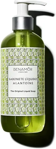Benamôr - Jabón Líquido Colección Alantoíne - Con Aceite de Argán, Áloe Vera y Manteca de Karité - Jabón Manos Hidratante - Perfumado - Sin Parabeno, Vegano - Frasco 300ml  