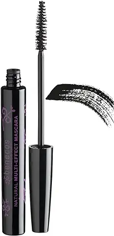 Benecos - Natural Beauty 90580 Máscara Cosmética Natural Multiefecto sin Gluten solo Negro, 8 ml  