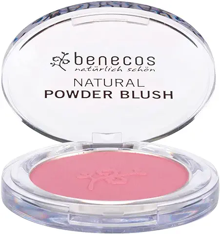 Benecos - Natural Beauty 91174 - Rubor en Polvo - Prensado - con Aceite de Ricino Orgánico - rosa de Malva  