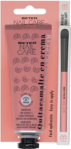 Beter - Quitaesmaltes de Uñas en Crema, Vegano, sin Acetona Nail Care - Formato 50 ml  