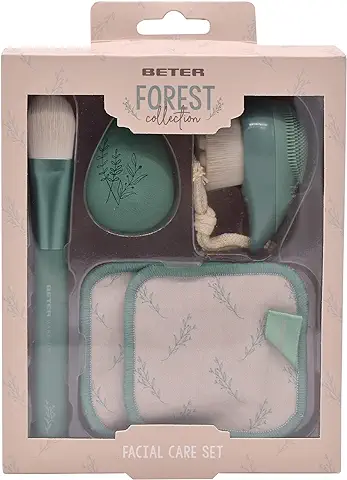 Beter - Set de Cuidado Facial Completo y Sostenible - Estuche Regalo de Limpieza Facial - Forest Collection  
