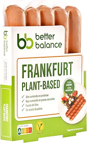 Better Balance Salchichas Veganas Frankfurt 5 Ud. 200 gr  